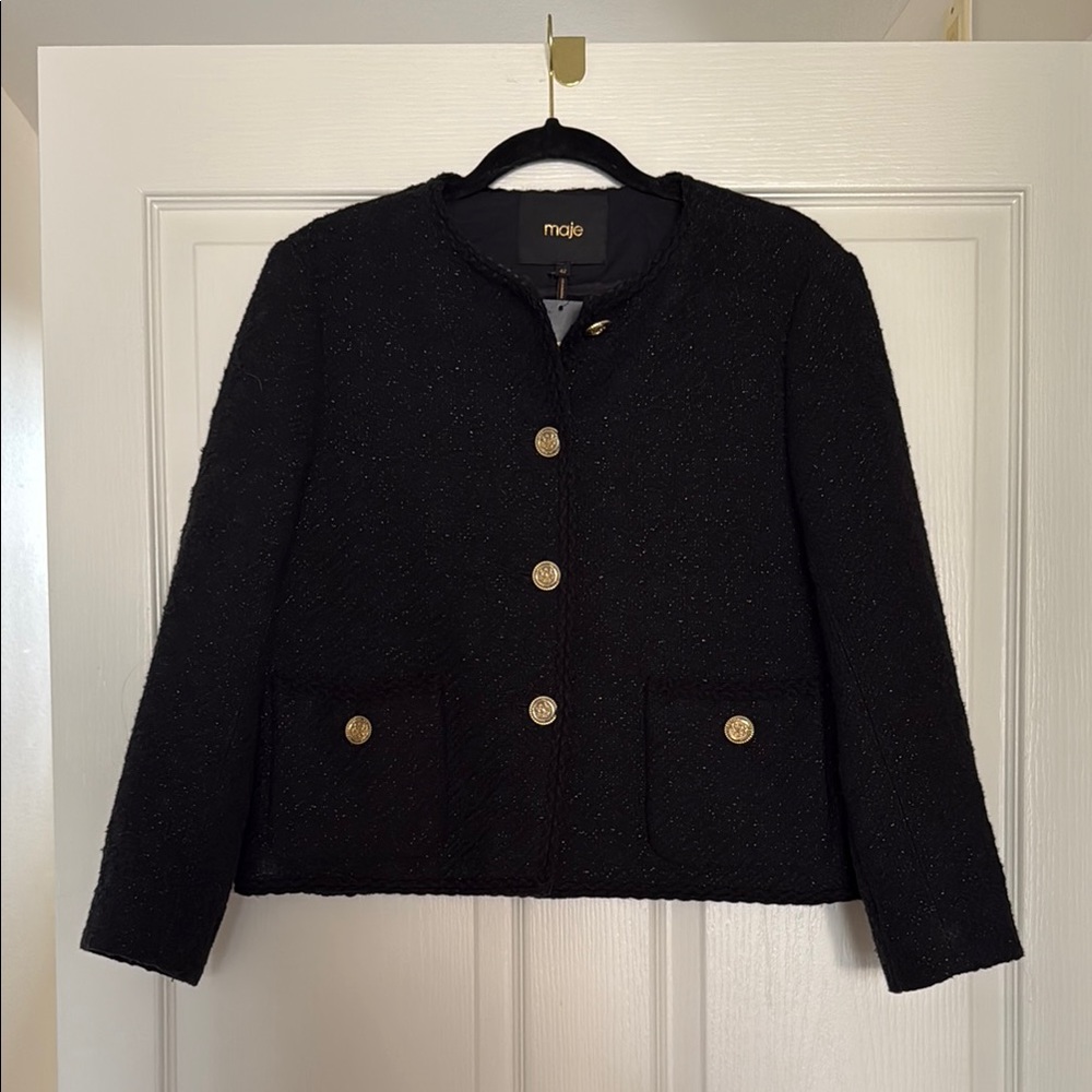 Maje Tweed Jacket - Picture 3 of 5